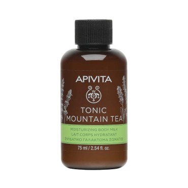 Apivita Mini Tonic Mountain Tea Moisturizing Body Milk 75ml