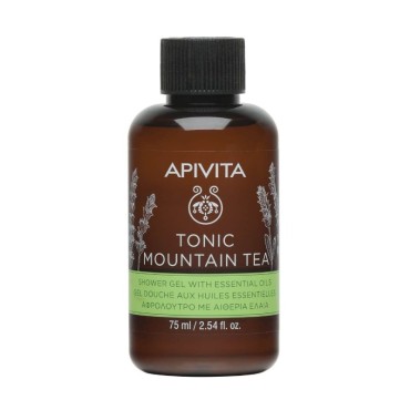 Apivita Mini Tonic Shower Gel Mountain Tea 75ml