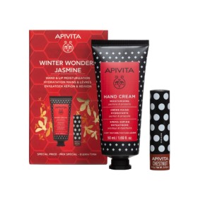 Apivita Promo Winter Wonders Jasmin Κρέμα Χεριών Εντατικής Ενυδάτωσης Με Γιασεμί & Πρόπολη 50ml & Lip Bio-Eco Chestnut 4,4gr
