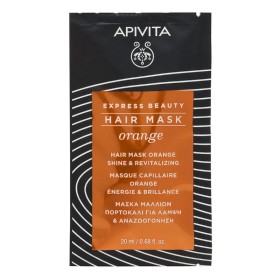 Apivita Express Beauty Μάσκα Μαλλιών με Πορτοκάλι Για Λάμψη & Αναζωογόνηση 20ml