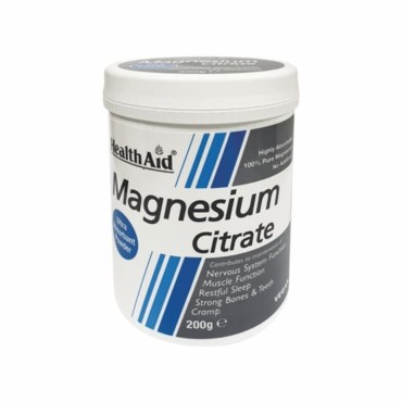 Health Aid Magnesium Citrate Powder 200gr