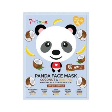 7th Heaven Panda Face Mask Coconut & Banana 1τμχ