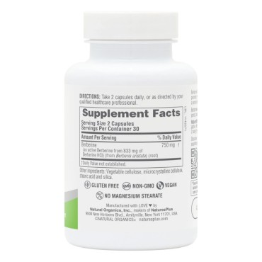 Nature's Plus Berberine 750mg 60 Caps