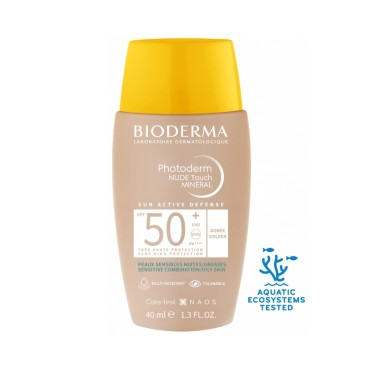Bioderma Photoderm Sun Nude Touch Mineral Spf50+ Golden 40ml