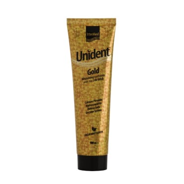 Intermed Unident Gold 24k White Toothpaste 100ml