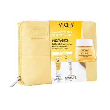 Vichy Promo Neovadiol Replenishing Anti-Saggines Day Cream 50ml & Meno 5 Bi-Serum 5ml & Capital Soleil UV-Age Daily 50+SPF 3ml