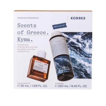 Korres Fragrance Set Kyma Eau De Toilette 50ml & Kyma Shower Gel 250ml