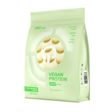 Qnt Vegan Protein Powder 500gr Vanilla Macaroon