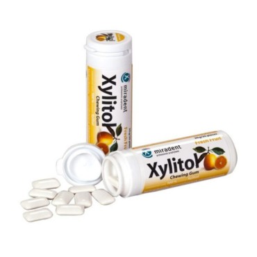 Miradent Xylitol Φρέσκα Φρούτα x 30 Τμχ