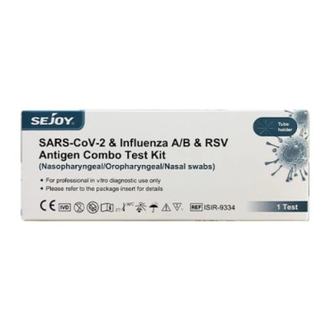 Sejoy SARS Cov-2 & Influenza A/B & RSV Antigen Combo Test Kit 1τμχ
