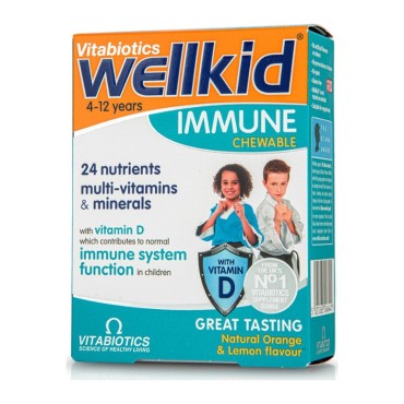 Vitabiotics Wellkid Immune 30 Chewable Tabs