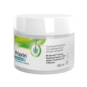 Priorin Μάσκα Μαλλιών Για Ενδυνάμωση & Θρέψη 180ml