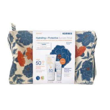 Korres Promo Αντηλιακή Κρέμα Προσώπου Γιαούρτι Με Χρώμα Spf50 50ml & Δώρο Ενυδατική Κρέμα-Gel με Προβιοτικά 20ml