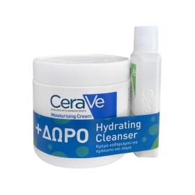 CeraVe Moisturising Cream 454gr & Δώρο CeraVe Hydrating Cleanser 88ml