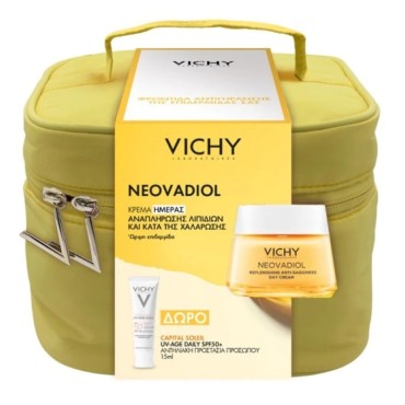 Vichy Promo Neovadiol Replenishing Anti-Sagginess Day Cream 50ml & Δώρο Capital Soleil UV-Age Daily Spf50+ 15ml