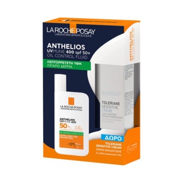 La Roche Posay Promo Anthelios UVmune 400 Oil Control Fluid SPF50+ 50ml & Δώρο Toleriane Sensitive Cream 15ml