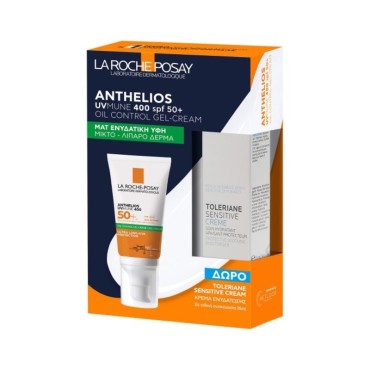 La Roche Posay Promo Anthelios UVmune 400 Oil Control Gel-Cream SPF50+ 50ml & Δώρο Toleriane Sensitive Cream 15ml