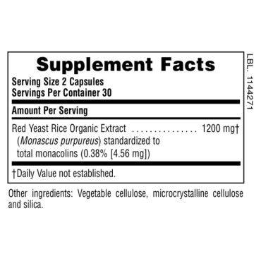 Nature's Plus Red Yeast Rice X 60 Caps