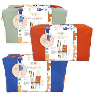 Froika Shield & Soothe Solar Kit Σετ Αντηλιακής Περιποίησης Σε Πρακτικό Νεσεσέρ