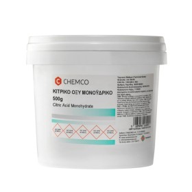 Chemco Citric Acid Monohydrate 500g (Κιτρικο Οξυ Μονουδρικο)