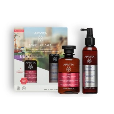 Apivita Tonic Hair Loss Lotion 150ml & Δώρο Women's Tonic Shampoo 250ml