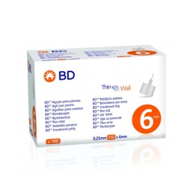 BD Thin Wall 0,25mm 31G X 6 mm X 100Τμχ