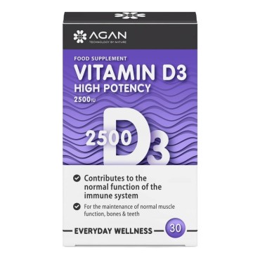 Agan Vitamin D3 2500 Ui X 30 Tabs