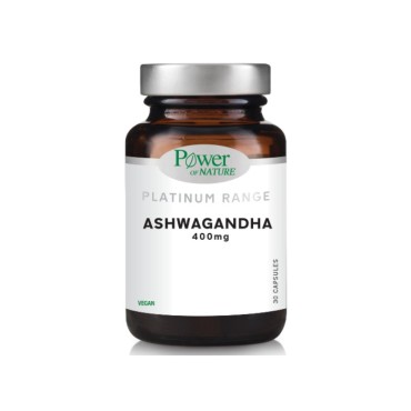Power Of Nature Platinum Range Ashwagandha 30 Caps X 400mg
