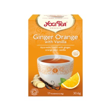 Yogi Tea Ginger Orange Vanilla X 17 Teabags