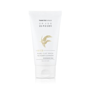 Thank You Farmer Rice Pure Clay Mask To Foam Cleanser 150ml