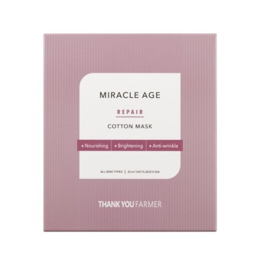 Thank You Farmer Miracle Age Repair Cotton Mask 1pc 25ml