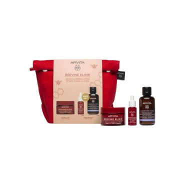 Apivita Beevine Elixir Light Texture 50ml &Δωρο Mini Beevine Elixir Firming Activating Lift Serum 10ml & Mini Cleasing Foam 75ml