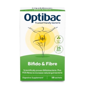 Optibac Bifido & Fibre 10 Sachets