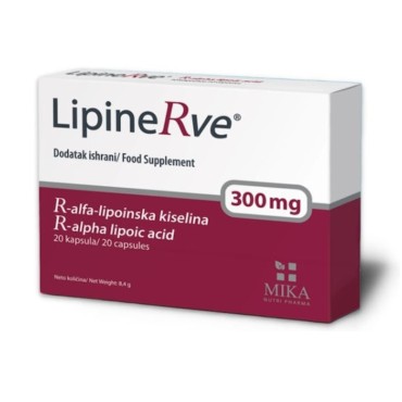 Lipinerve R-Alpha Lipoic Acid 300mg x 20 Caps
