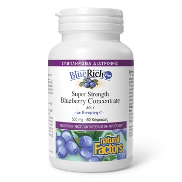 Natural Factors Blue Rich Plus 60 Caps