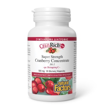 Natural Factors Cran Rich Plus 90 VCaps