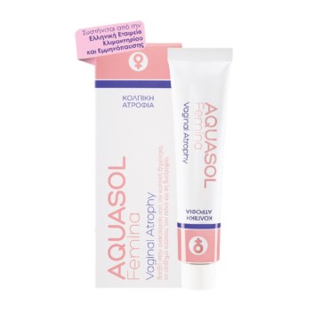 Aquasol Femina Vaginal Atrophy Με 5 Απλικατέρ Μίας Χρήσης 30ml