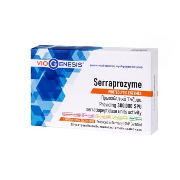 Viogenesis Serraprozyme X 30 Caps