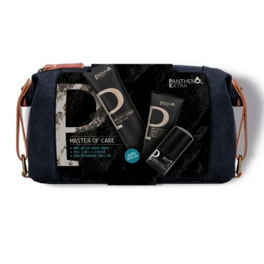 Medisei Panthenol Extra Master Of Care Promo Men After Shave Balm 75ml & 3 In 1 Cleanser 200ml & Deodorant Roll On 50ml