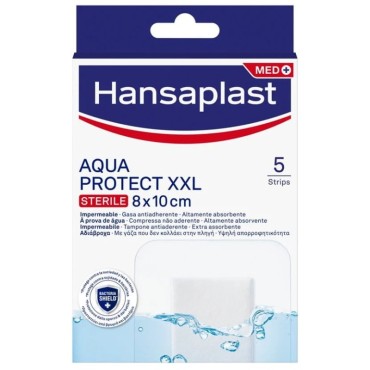 Hansaplast Aqua Protect XXL 8 X 10cm 5τμχ