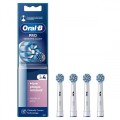 Oral-B Pro Sensitive Clean Ανταλλακτικές Κεφαλές Για Ηλεκτρική Οδοντόβουρτσα X 4τμχ