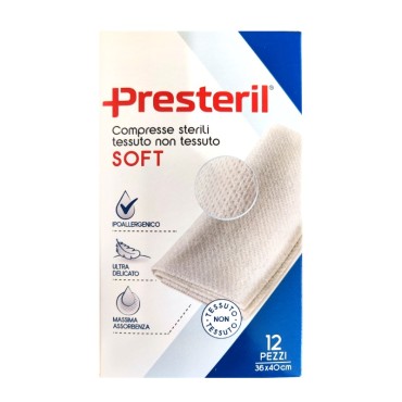 Corman Medipresteril Γάζες Αποστειρωμένες Αντικολλητικές 36 X 40cm X 12 Τμχ