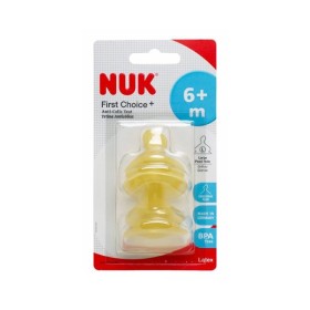 Nuk First Choice Θηλή Latex Large 6m+ 2τμχ