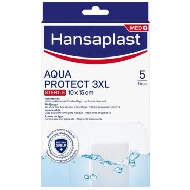 Hansaplast Aqua Protect 3XL 10 X 15cm X 5τμχ
