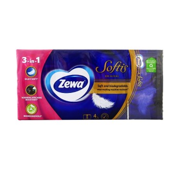 Zewasoft Χαρτομάντηλα Τσέπης x 6 + 2 Δώρο