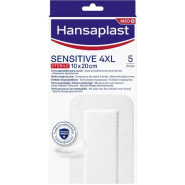 Hansaplast Επιθέματα Sensitive 4XL 10x20cm 5τμχ