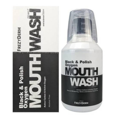 Frezyderm Black & Polish Oxygen Mouthwash 250ml