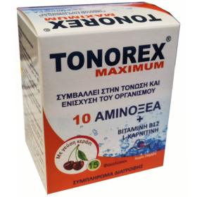 Medichrom Tonorex Maximum Cherry Flavor X 15 Sachets