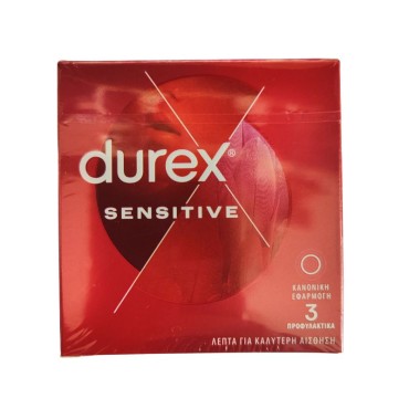 Durex Sensitive Thin Feel X 3τμχ