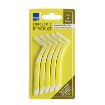 Intermed Ergonomic Interbrush 0,7mm Size 4 Κίτρινο